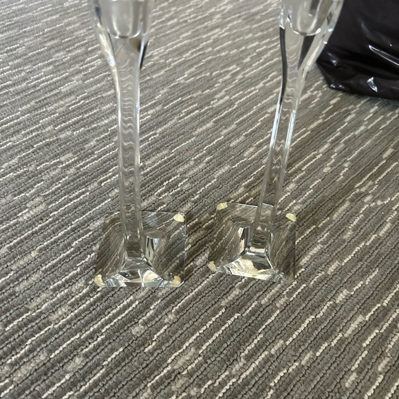 Riedel Duetto Austria Fine Crystal 8”Candlesticks - Picture 2 of 5